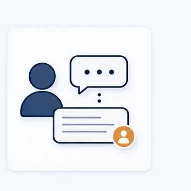 Conversation thread icon for customer impact